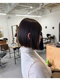 ボブ/ぱつっとボブ/切りっぱなしボブ
