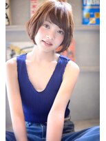 ラローレン(La LAUREN)&nbsp;LAUREN☆sapporo☆大人可愛いショート×ベージュ☆tel0112328045