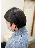 暗めカラーミニボブ