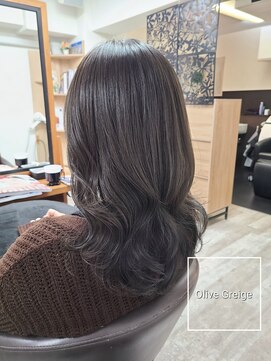 アンクラウド(an cloud) オリーブグレージュ/グレージュ/ブリーチなしカラー