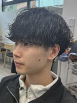 フィフス 渋谷(fifth)&nbsp;波巻きスパイラルパーマシャドウパーマメンズマッシュカット渋谷