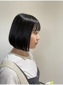 前下がりボブ