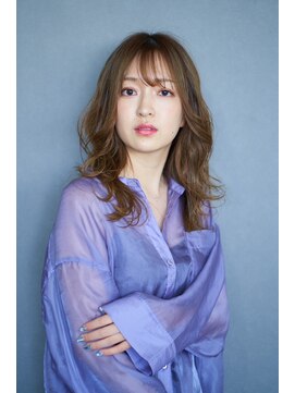 ワンズ リー 上大岡店(One's ly) 前髪/アンブレラカラー/こなれミディ/イメチェン/ウェーブパーマ