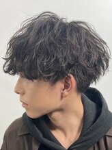  ーAI TOKYOースパイラルパーマ[下北沢駅/メンズ/ツイストスパイラルパーマ/ツイストパーマ]