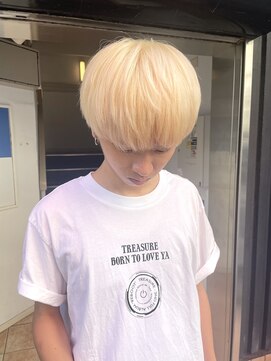 フェブ(fev) (fev_sora)メンズカット×ブロンド