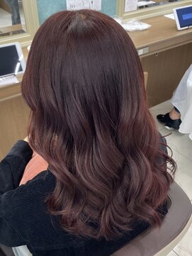 アッシュ 下北沢店(Ash) ブリーチなしカシスレッド