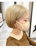 ハイトーン/耳掛けボブ/SHEERalun新小岩店