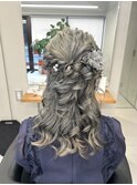 ウルフの方のハーフアップ【清板】