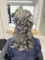 ウルフの方のハーフアップ【清板】