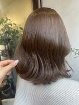 アン(Hair make un)&nbsp;ブリーチ無しブラウンベージュ