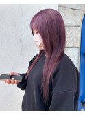 パープルカラー×ブリーチカラー【四日市】
