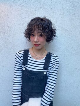 フェンヘアーアイス 中目黒(Fen.hair ici) 20代30代40代モテ髪ふんわりカールショート抜け感小顔