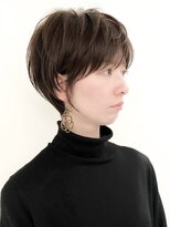 ジルブラン(JIL BLAN)&nbsp;ハイライトバレイヤージュダブルカラーショートカット30代40代