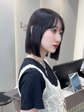 ロンド ブランシュ 錦糸町北口(Lond blanche) ミニウルフレイヤーカット顔周り前髪韓国ショートボブ/錦糸町