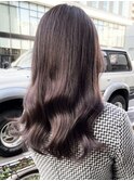 プルエクステで上品暗めロング