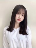 髪質改善 艶髪 愛され 韓国風 前髪カット 小顔 梅田