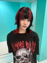 ユー イケブクロ(u Ikebukuro) ウルフ/デザインカラー/レッド/ブラック
