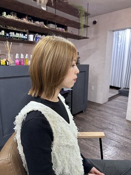 ティーヘア(t.hair) ショートボブ/くびれボブ/大人可愛い20代30代40代