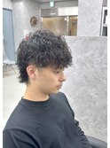 メンズツイストスパイラルパーマ