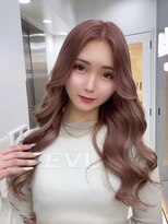 ラピス 渋谷本店(Lapis)&nbsp;ピンクミルクティー/シールエクステ/レイヤーカット