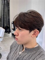 アノ 別府店(Ano.)&nbsp;大分曲がる縮毛矯正メンズカットセンターパートニュアンスパーマ