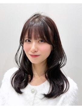 レイヤーカット/韓国ヘア/顔まわりカット @lucxia_tsubasa