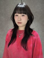 シェノン 表参道(CHAINON)&nbsp;ロングハッシュカット　韓国レイヤー　ハイレイヤー