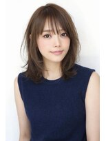 ソレイユ(Soleil)&nbsp;ひし形/オフィス/20代/30代/40代/くびれミディアム/シャギー