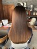 【ナチュラル対応】広がり抑える髪質改善ストレート+カット¥22000→19800