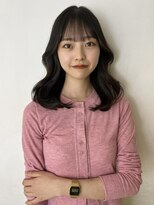 アクシス 栄店(`AXIS)&nbsp;森崎ワンホンレイヤー/ミルクティーブロンド/ダークブルー/栄