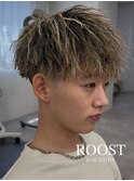 MEN'SHAIR/ツイストパーマ/ハイライト/眉毛/八王子