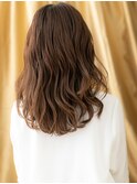 地毛ハイライトブリーチなし韓国巻きデジタルパーマ30代40代X