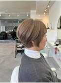 マッシュショートで大人可愛く! 元重