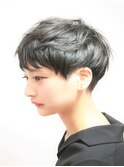 【RISK 高橋勇太】黒髪でシルエットが完璧な束感ベリーショート