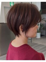 ビューエヒメ(VIEW EHIME)&nbsp;小顔カットショートボブ大人可愛いアッシュオリーブ
