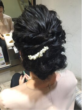 トリコ 梅田茶屋町店(trico) 大人キュートなお呼ばれアップスタイル 【トリコ梅田茶屋町店】