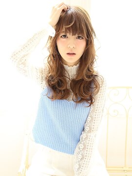 アリュールヘアー ヴィヴィ(ALLURE hair vivi) ゆるふわカール×オリーブグレージュ