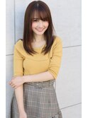 20代30代40代50代小顔カット黒髪ワンレンボブルフネビージュ前髪