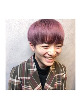 ヘアサロンエム 川越(HAIR SALON M) 外ハネボブ/アッシュブラウン/ネオウルフ/デザインカラー