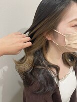 ヨシンモリ/インナーカラー/イヤリングカラー/サンドベージュ