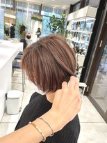 ステアケース 武蔵小杉店(stair:case) 2022年人気 ピンクベージュ 脱白髪染め白髪活かし白髪ぼかし