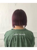 ネフ(NeF)&nbsp;個性派ボブにピンクブラウン☆