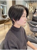 えりあし長めハンサムショート