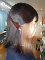 ヘアーリゾート マハナ(HAIR RESORT MAHANA)&nbsp;【hair resort MAHANA】肩下ボブ×イヤリングカラー