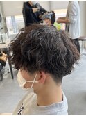 ツイストスパイラルパーマツイストパーマメンズマッシュパーマ