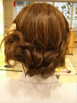 せき美容室&nbsp;編み込みアップ