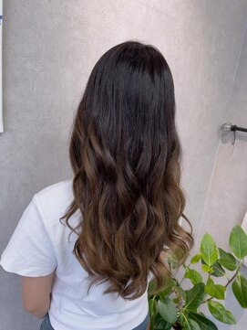 レヴェリー(REVERIE) #エクステ#プルエクステ#グラデーション#ブラウン