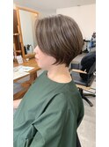 *ショート×ハイライトオリーブグレージュ*