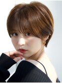 前髪あり大人小顔ショート30代40代50代【AIN.表参道】川原
