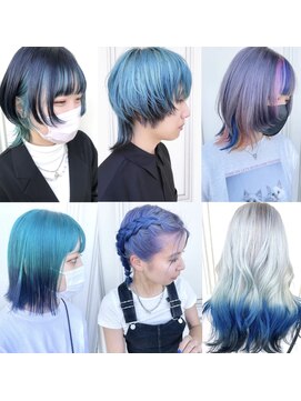 シャルティア(SHALLTIA) 寒色系カラー【山口県ハイトーンカラーSHALLTIA】【山口派手髪】